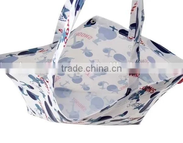 ECO Friendly 300D Fashion Style Full Cartoon Printing Shopping Tote Bag,Women Travel Handbag photo-5