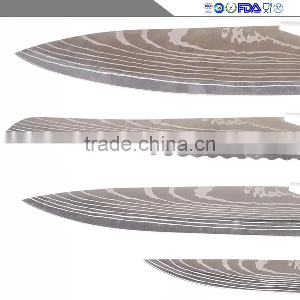 The New Direct Manufacturers of Stainless Steel Combination Suit 5 Woolly Non-stick Knife Set Spray Paint Baking Environmental p photo-3