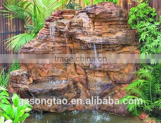 Indoor and Outdoor Fake Rock Garden Fountains photo-2