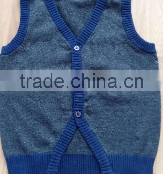 Boys Cardigan Autumn V-neck Vest Basic Geometric Diamond Patchwork Childrens Clothing Kids Jackets Sweaters for Kid Pull Garcon photo-5