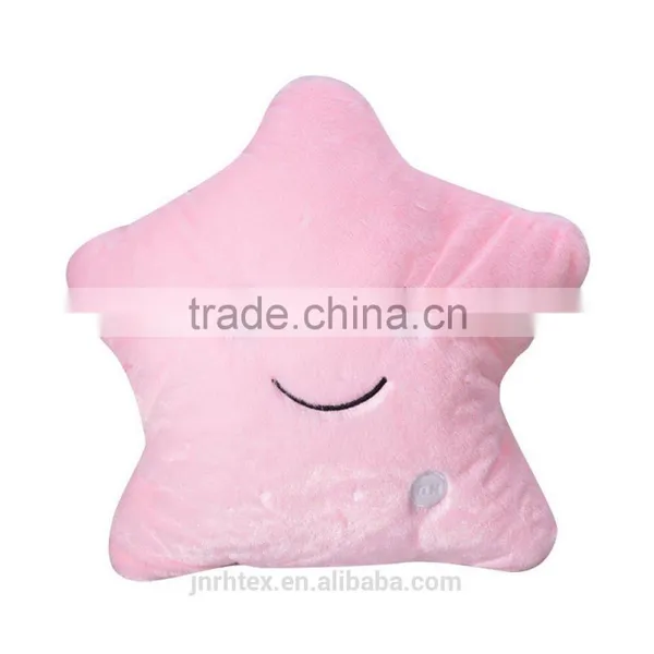 OEM Funny Cute Smiley Star Embroiered Pillow photo-2