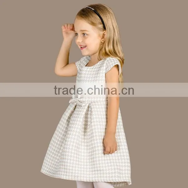 Baby Girls Plaid Cap Sleeve Boutique Dress photo-4