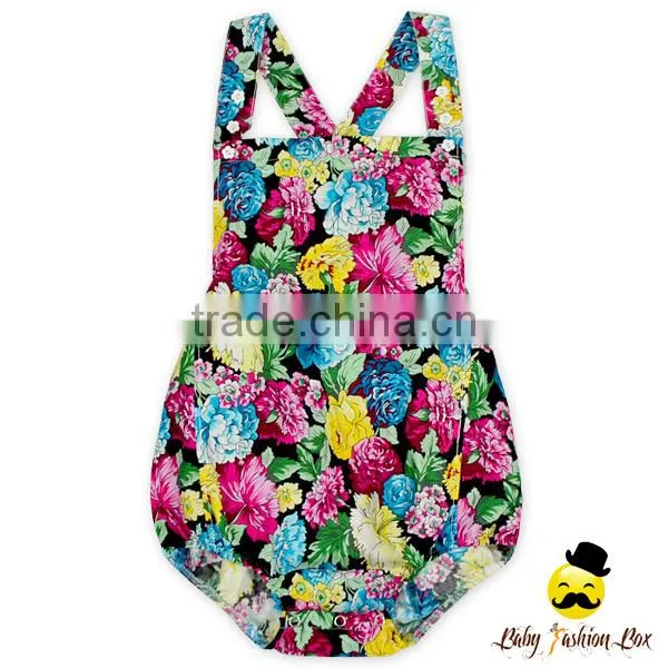 HYB178 Yihong Fancy Printed Flowers Baby Soft Cotton Romper Designer Net Punjabi Suits photo-5