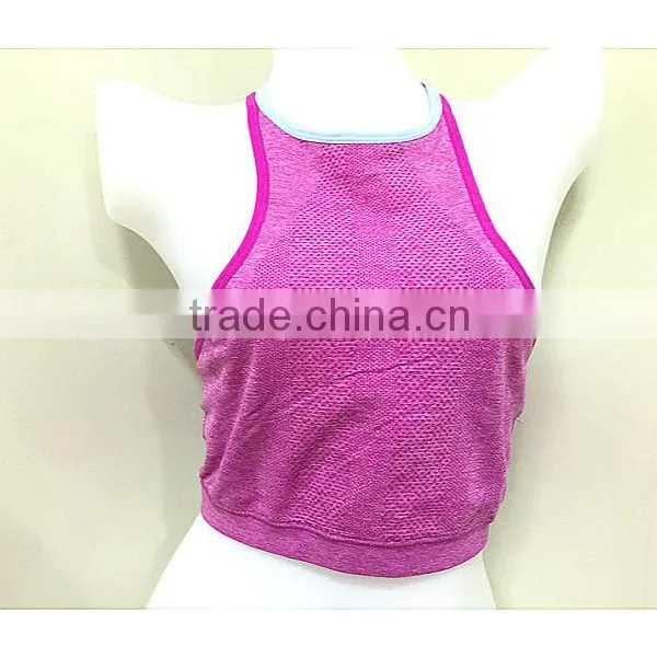 Fashion Women Sports Seamless Red Bra / Wholesale China Factory Price photo-3
