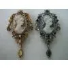 Hong Kong Camero Alloy Brooch With Swarovski / Acrylic Stone