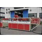 CE PVC Foam Board Machine Extrusion Line 600 - 2400mm With Double Screw Extruder