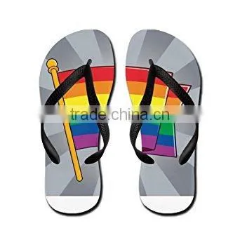 Rainbow Gay Pride Pony Cartoon Beach Slippers Summer Flip Flop photo-6