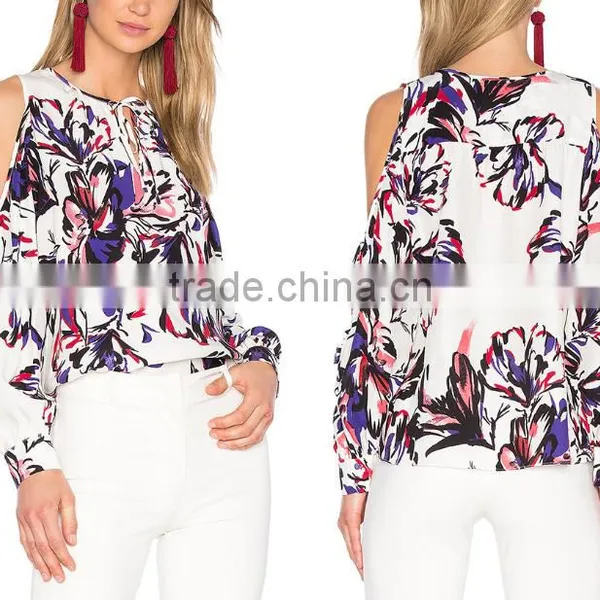 B22622A Europe Ladies Fashion Printting Strapless T-shirt Blouse