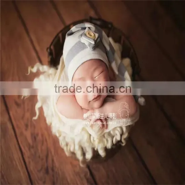 Curly Round Felted Blanket Basket Filler Newborn Wool Blanket Backdrop Photography Props Background Fully Wool Basket Stuffer photo-5