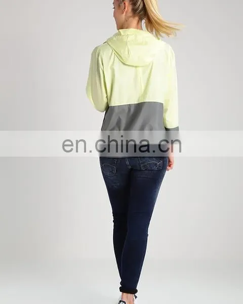 Blank Custom Made Women Cheap Windbreaker Jacket photo-3
