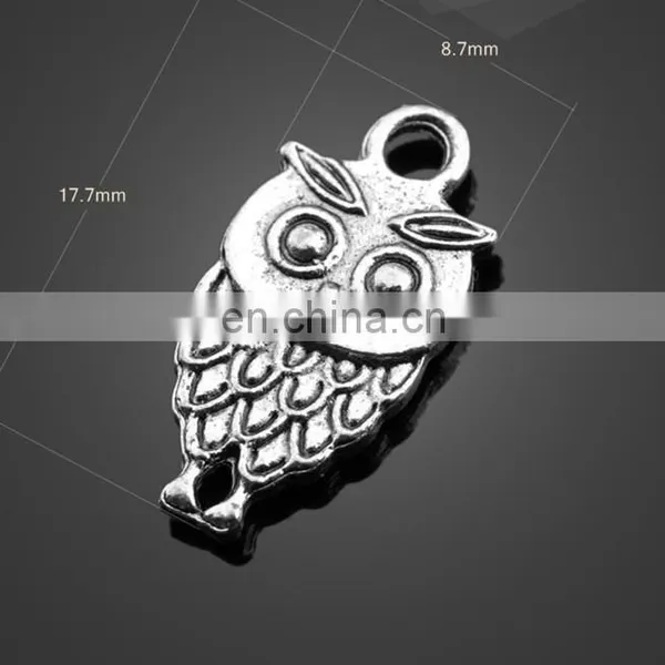 Wholesale Animal Owl Shape Pendant Alloy Pendant Jewelry Accessories photo-2