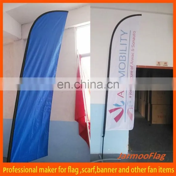 beach flag with flagpole and base