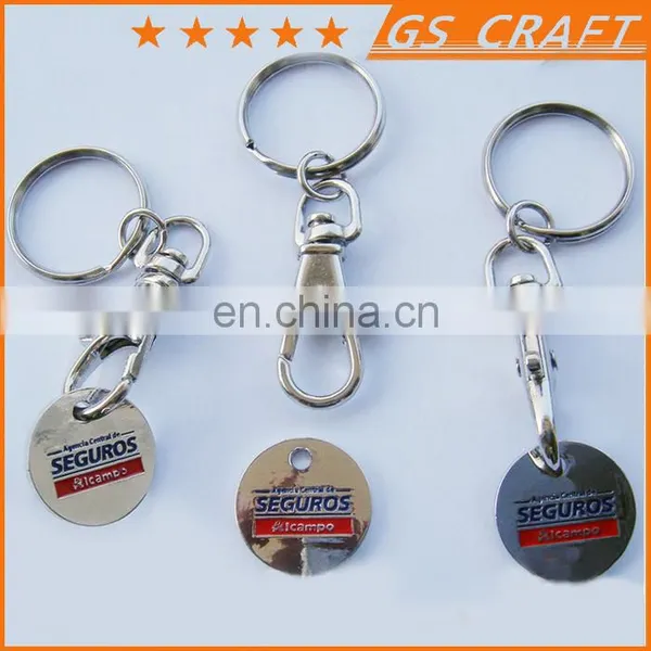 Printed Custom Logo Trolley Coin,round Shape Shopping Trolley Coin photo-5