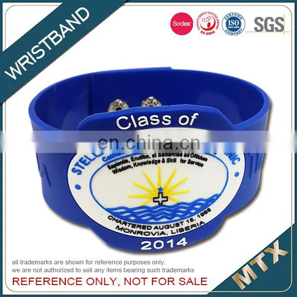 2D Design Soft PVC Wristband Bracelet photo-4