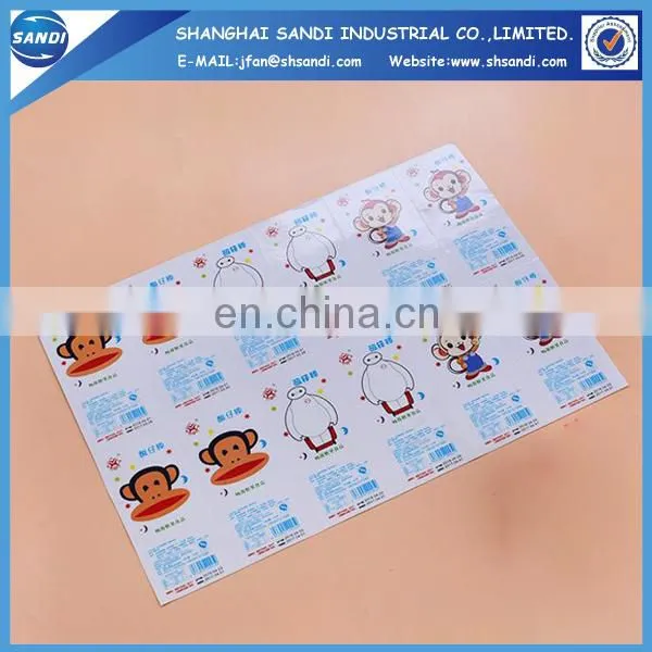 Full Color Printed Adhesive Paper Custom Sticker Sheet photo-3
