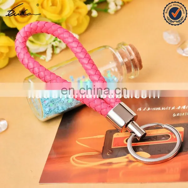 2016 Newest Style Simple Style High Quality Woven Rope Keychain photo-2