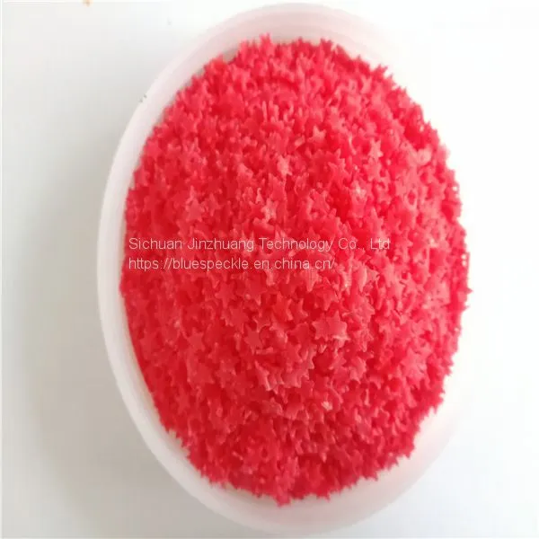 Red Circle Speckles Colorful Enzyme Detergent Color Speckles for Detergent Powder