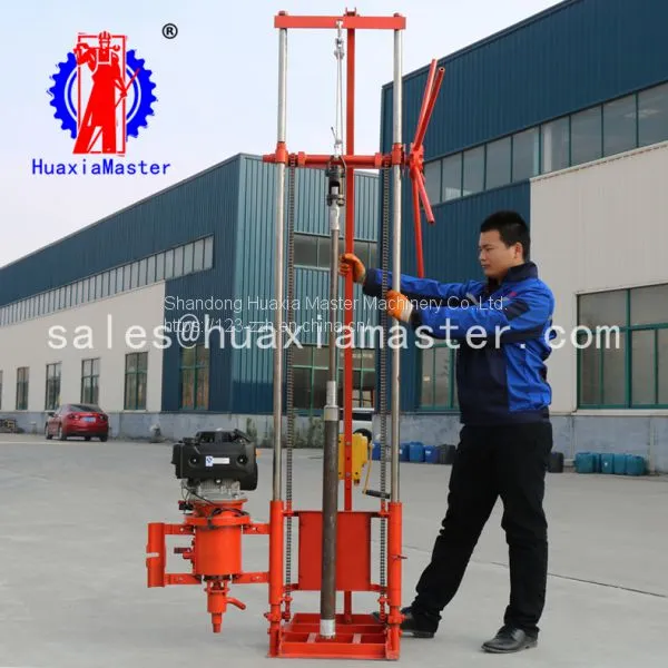 Portable Core Drill Equipped With Hand Hosit Soil and Rock Detection Sampling Rig Can be Used for Field Construction photo-5
