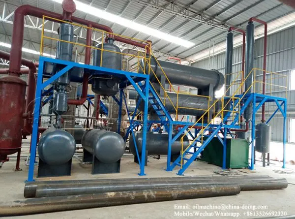 High Output Waste Plastic to Fuel Oil Pyrolysis Plant Small BigPlastic Pyrolysis Unit photo-2