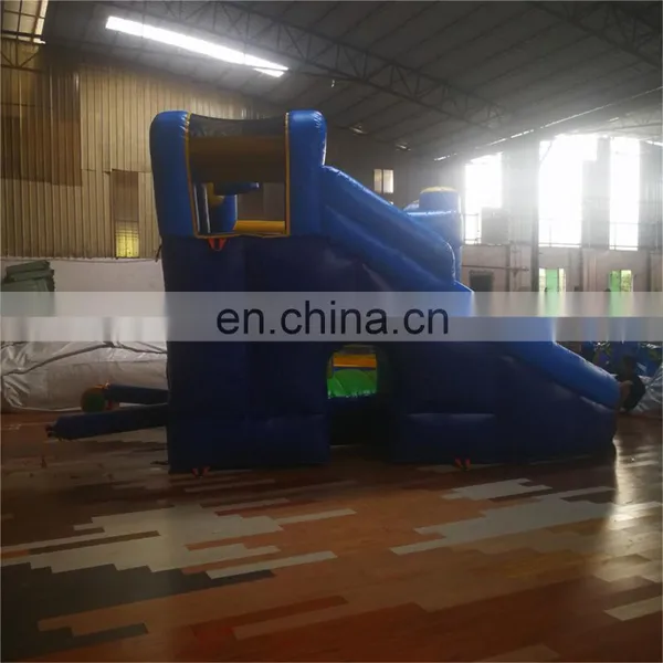 Hot Sale!!! Small Blue and Yellow Inflatable Bouncer With Slide for Kids photo-7