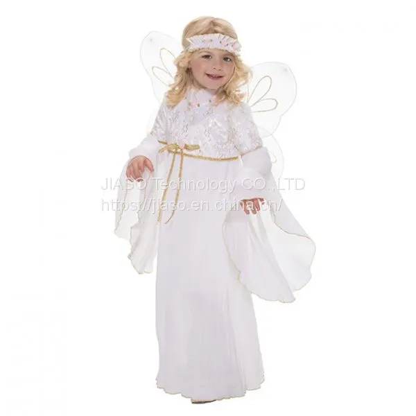 Customized Angel Costume With Wings for Kids Boy and Girls