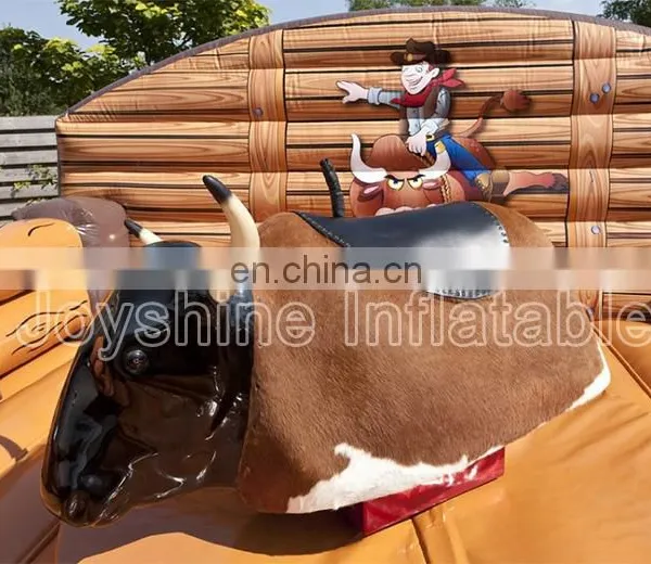 Inflatable Mechanical Rodeo Bull Adults Ride Games Inflatable Bull Riding For Sale Used photo-6
