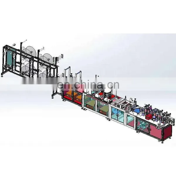 FFP2 FFP3 N95 Face Mask Making Machine High Speed Fully Automatic Machine photo-3