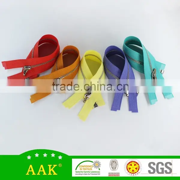 #3 White Gold Free Sample Metal Zipper photo-4