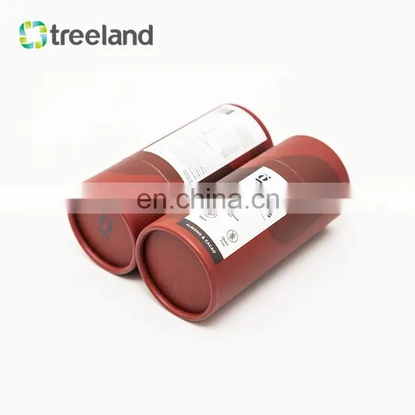 Customized Paper Tube Packaging Bio Friendly Cardboard Tube Food Grade Round Canister photo-3