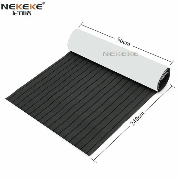 120 x 240 CM Dark Grey +Black Seam Line EVA Foam Sheet Ship Eva Cheap Outdoor Decking
