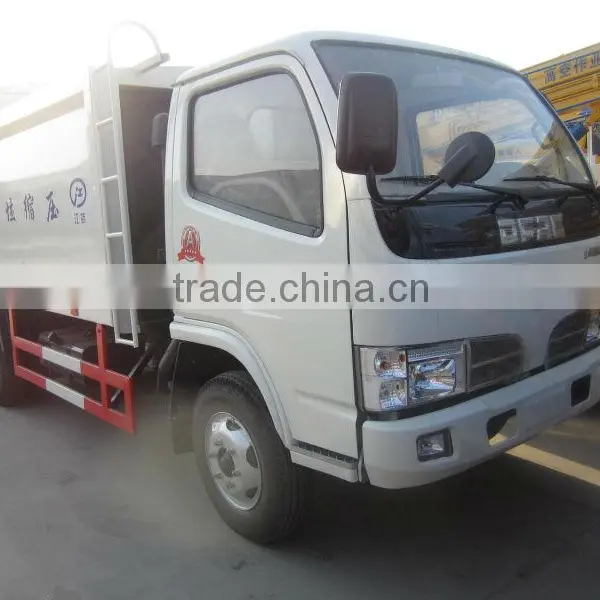 DFAC 5cbm Small Refuse Compactor Garbage Truck photo-2