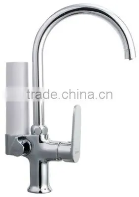 High Pure Copper Faucet Tap Hot/Cold Water and Water Filter 3 in 1 Disposable Cartridge and Activated Carbon HFM photo-3