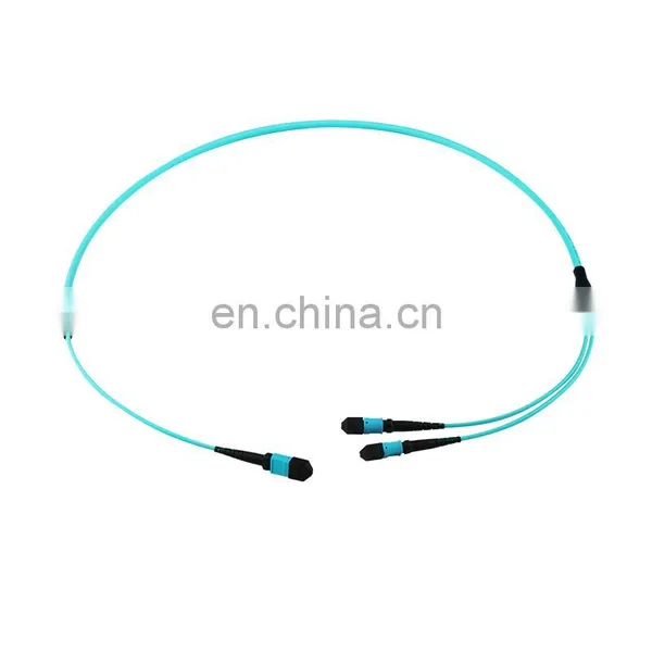 24 Core/48 Core/144 Core OM3 Male and Female Fiber Optical MPO/MTP Trunk Cable photo-3