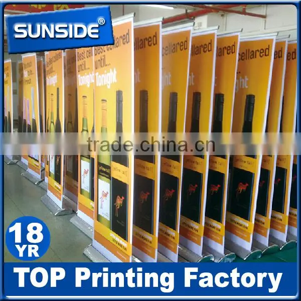 Custom Aluminum Frame Horizontal Roll up Banner Standee Display__ly photo-5