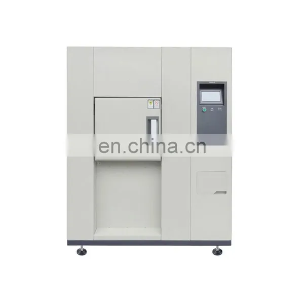 -60C~150C Thermal Shock Test Chamber Two Zone Under Alternating High-low Temp Testing Environment Hot Cold Thermal Shock Tester photo-5