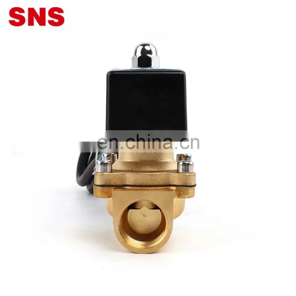 SNS 2WF Series 110V Explosion-proof Normally Closed Pneumatic Large Diameter Coil Brass Solenoid Valve photo-4