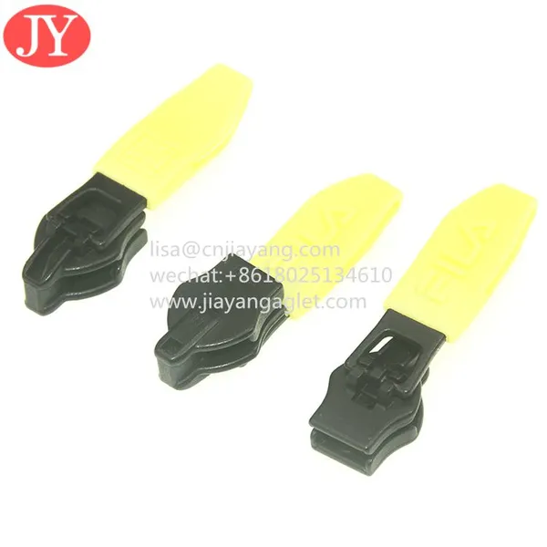 Zine Alloy Zipper Puller Inject PVC Rubber Zipper Slider Cord Zip Cord Puller Slider photo-3