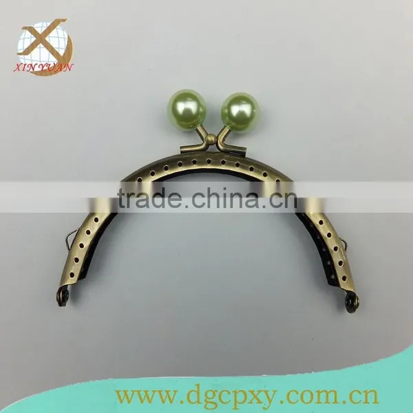 Purse Metal Frame With Various Color Gems photo-4