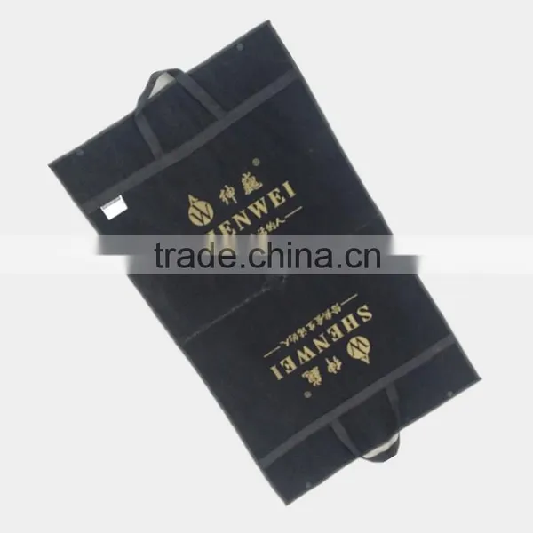 Baoding Durable Faddish Non Woven pp Leather Garment Bags Suit Cover photo-4
