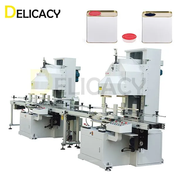 0.5L Square Tin Can Making Machine Automatic Can Seamer
