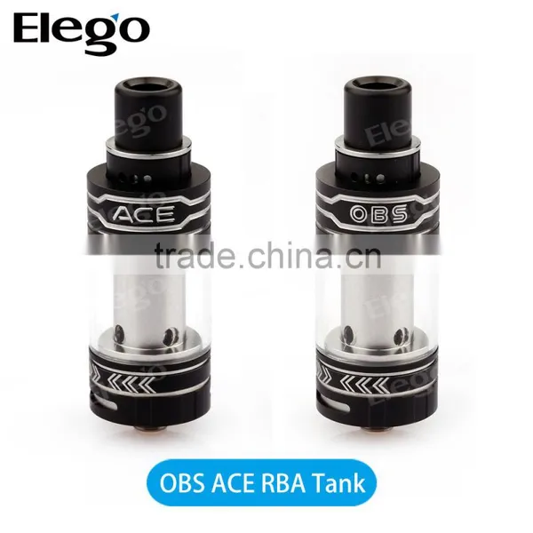 Newest OBS Ceramic ACE RBA Tank 4.5ML Capacity DIY Sub OHM Tank From Elego photo-5