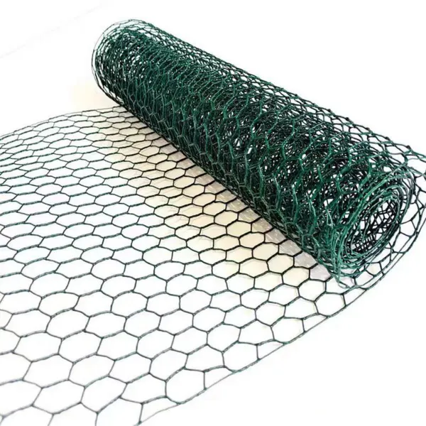 Galvanized Mesh Garden Fence Barrier for Pet Rabbit Chicken Wire Fencing