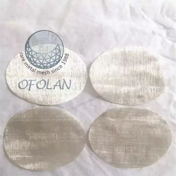 Platinum Palladium Rhodium Alloy Mesh Industrial Ternary Catalytic Mesh photo-2