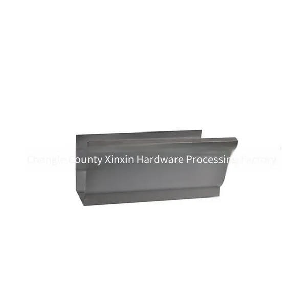 Aluminum Alloy Drainage Channels for Office Buildings. On-site Installation of Drainage Pipes. Advantages and Disadvantages of Prefabricated Gutters photo-2