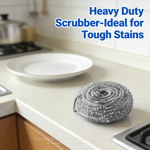 50g Large Kitchen Cleaning Stainless Steel Scourer Ball Durable and Stain Resistant Scourer photo-5