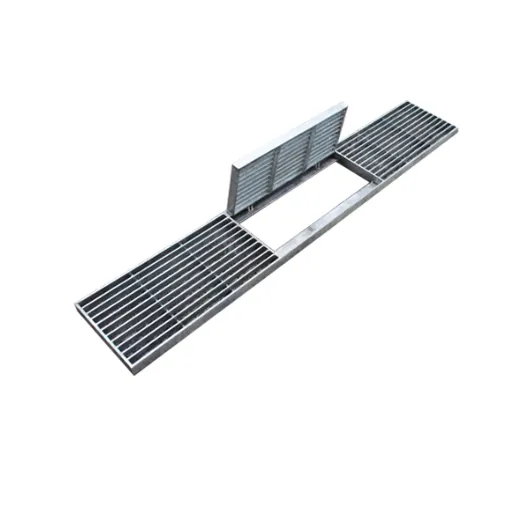 Galvanized Steel Slotted Drain Cover Grating for Solar Panel Installations photo-3