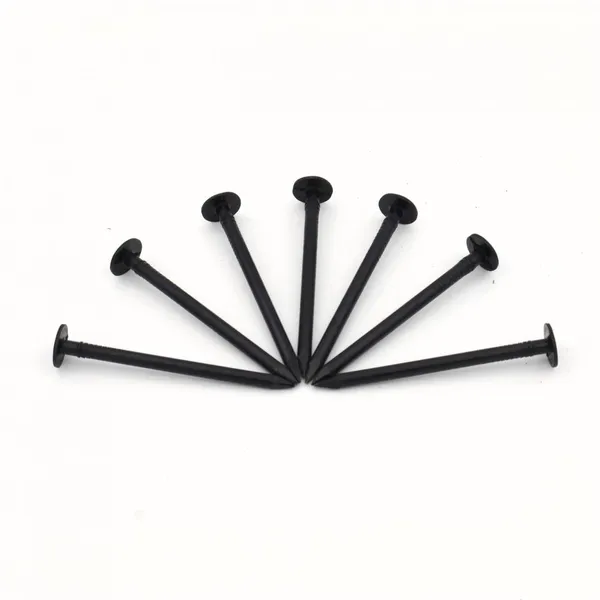 Straight Shank Black Nails Q195 Low Carbon Steel for Construction and Woodworking photo-2