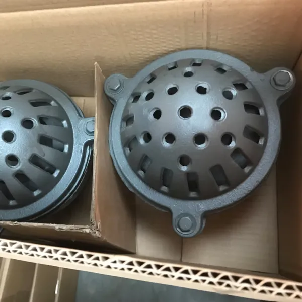 DN150 Cast Carbon Steel Ductile Iron PN16 Flange Filter Foot Valve One Way Check Bottom Foot Valve Price photo-6