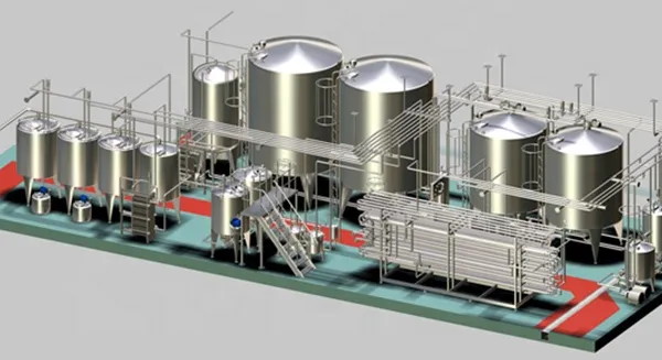 Food Grade Yogurt Fermentation Tank Milk Pasteurizing Machine Small Uht Yoghurt Plant Greek Yogurt Production Line photo-3