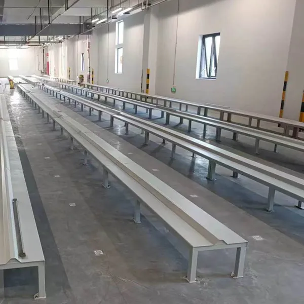 Rack de stockage temporaire de palettes AGV pour l'entreposage et le transfert temporaires de palettes dans les entrepôts automatisés